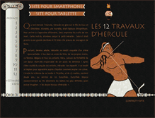 Tablet Screenshot of 12travauxhercule.d-t-x.com